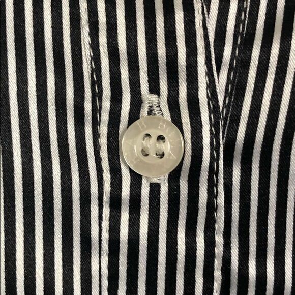 BCBGMaxAzria Striped Silken Button Down Blouse - Women’s S - Picture 7 of 7